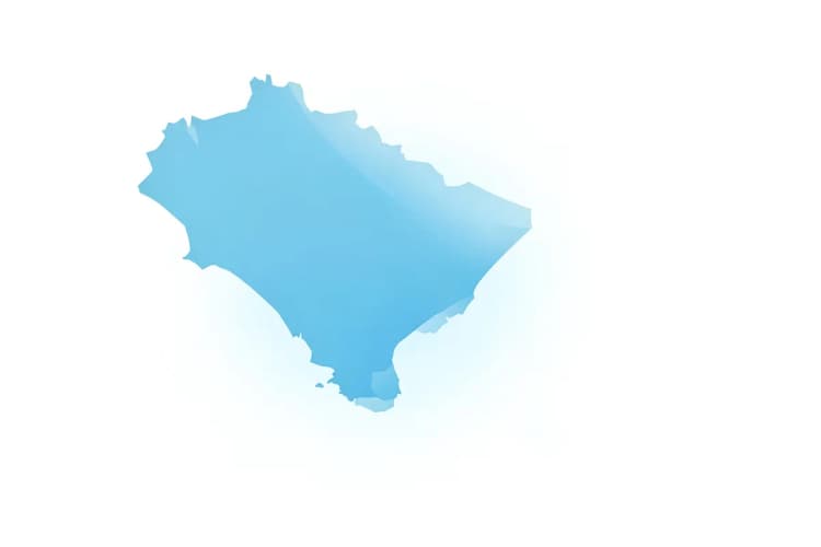 Mapa do Brasil com destaque para a extensa costa litorânea